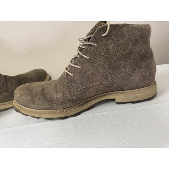 Mens Sorel Chukka Boots 10.5 Green Brown Suede Rugged Outdoors Transitional Gorp - Picture 7 of 16